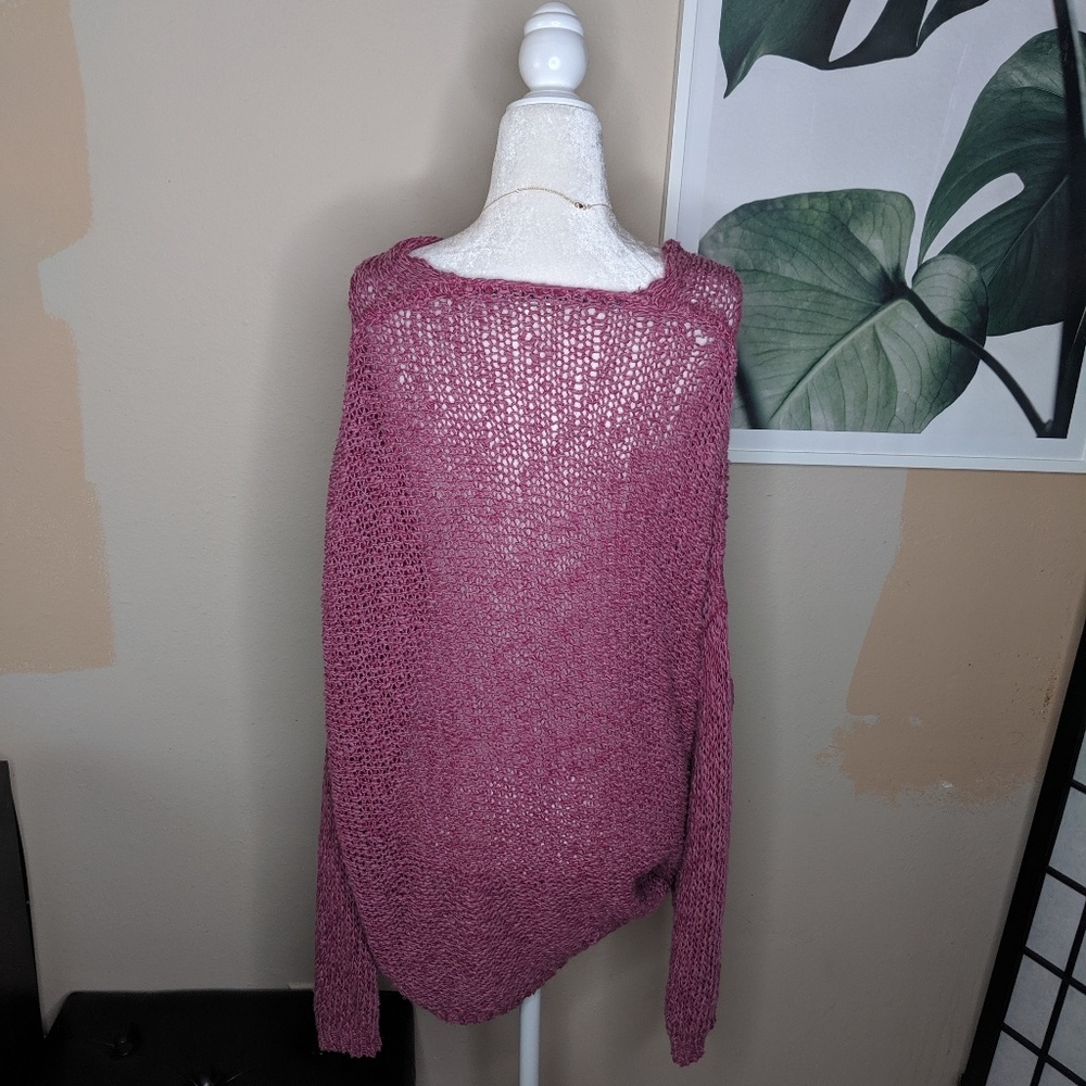Free People Vertigo Pullover Sweater Pink Boho - Picture 6 of 11
